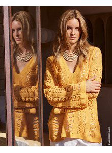 tuniek in filethaakwerk