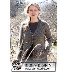 Damesvest gemaakt van Drops Kid Silk