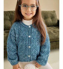 Kindervest in kantpatroon