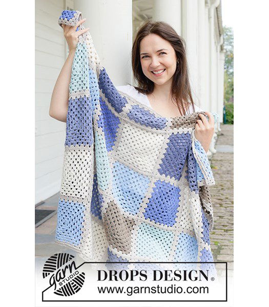 Haakpatroon Arctic Squares Blanket