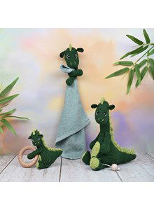 Babyset tutteldoek, bijtring en muziekdoos