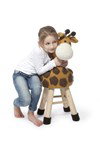 Haakpatroon dierenkruk giraffe  van andere kant