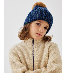 Kindermuts Joe in boordsteek gemaakt van Phildar Phil Partner 3,5