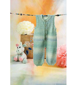 Babyoveral gemaakt van Lang Yarns Merino 200 bebe