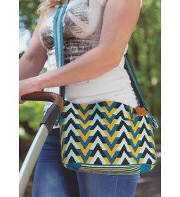 Schoudertas gemaakt van Scheepjes Catona 50 - 100 gram