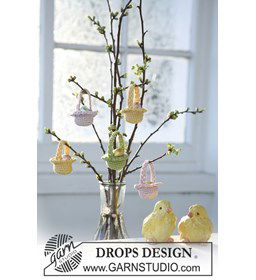 Paasmandje gemaakt van Drops Muskat