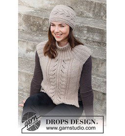 Damestop en haarband gemaakt van Drops Nord