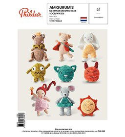 Amigurumis gemaakt van Scheepjes Catona 25 en 10 gram