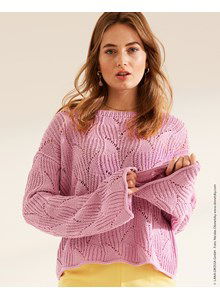 Damestrui met verticaal golvend patroon