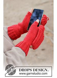 Gebreide polswarmers met handige flip-top wanten