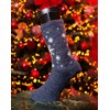 kerstsokken Falling Snowflakes gemaakt van Lang Yarns Jawoll
