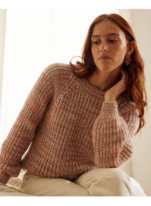 Damestrui Hubertine met raglan