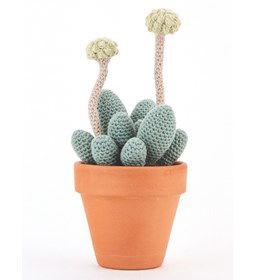 Vetplant gemaakt van Decoratie en miniaturen