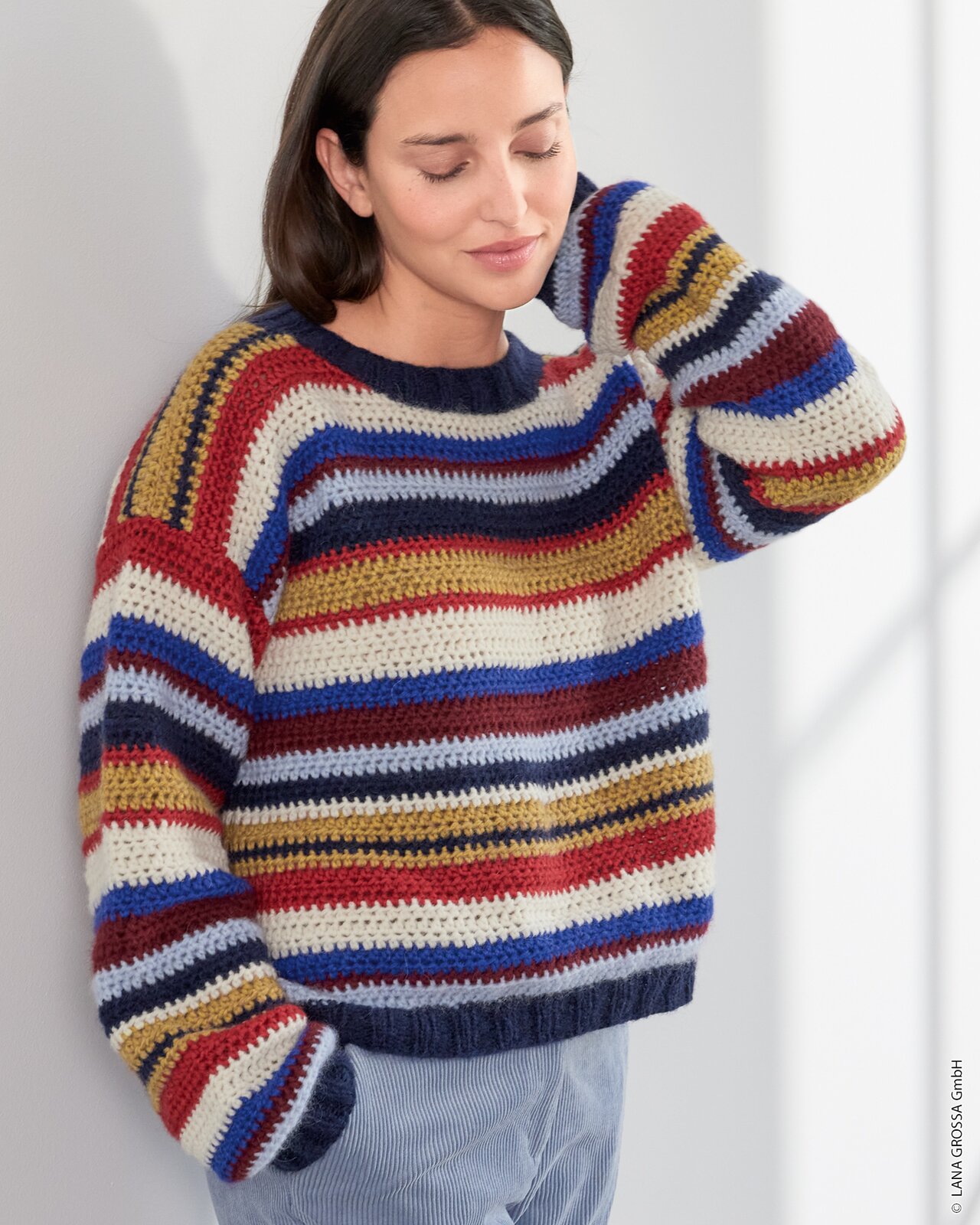 gestreepte damestrui