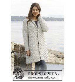 Gebreid vest gemaakt van knopen