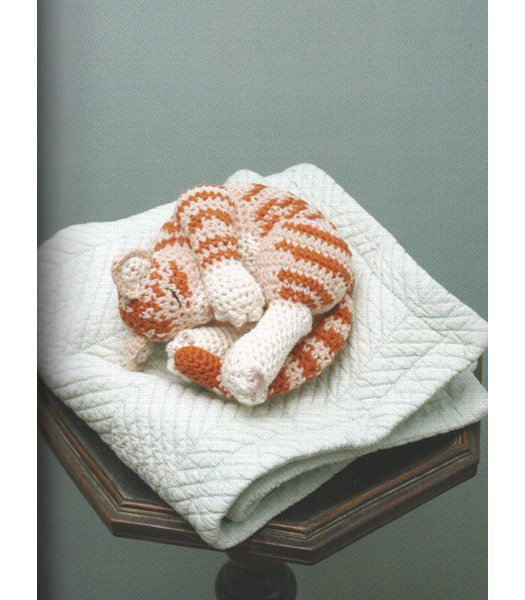 Haakpatroon slapende rode kater