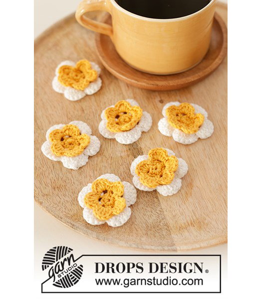 Haakpatroon gehaakte bloemen Sweet Daffodils