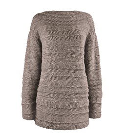 Trui voor dames gemaakt van Lang Yarns Wooladicts Earth