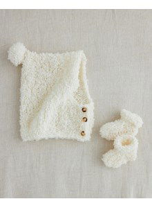 Sokjes van boucle garen