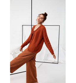 Damesvest in halfpatent- en kantsteek gemaakt van Rondbreinaald nr 3,5