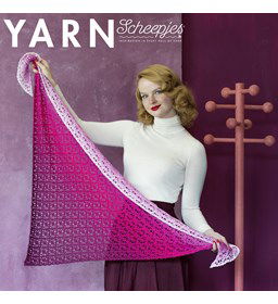 Omslagdoek gemaakt van Scheepjes Whirl