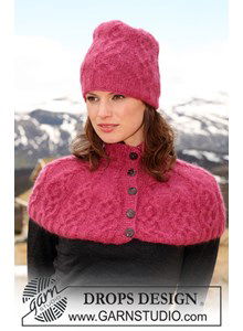 Muts met schouderwarmer