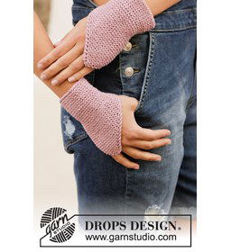 Polswarmers gemaakt van Drops Belle