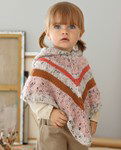 Breipatroon Meisjes poncho