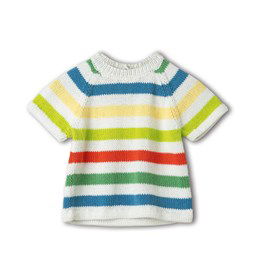 Gestreept shirt gemaakt van Lana Grossa Elastico