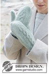 Breipatroon Winter Whisper Mittens van andere kant