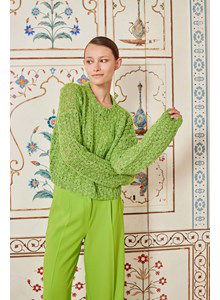 Damestrui met weefpatroon