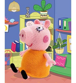 Mama Big van Peppa Big gemaakt van Scheepjes Catona 25 en 10 gram