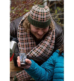 Colsjaal Breien met kleur Haelen gemaakt van Scheepjes metropolis