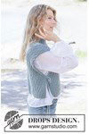 Breipatroon Sea Lace Vest van andere kant