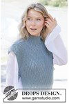 Breipatroon Sea Lace Vest van andere kant