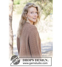 Walnut Dreams Sweater gemaakt van Drops Daisy