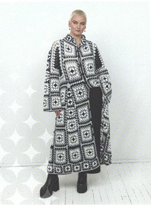 Potpourri granny square damesvest
