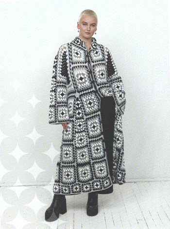 Potpourri granny square damesvest
