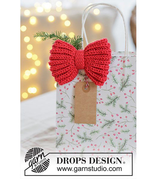 Breipatroon Holly Red Bow