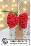 Breipatroon Holly Red Bow van andere kant