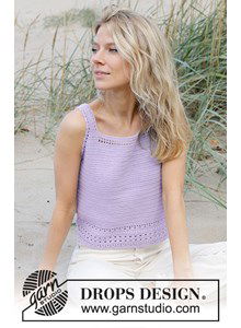 Damestop met vierkante hals