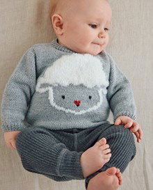Babytruitje met schapenhoofdje