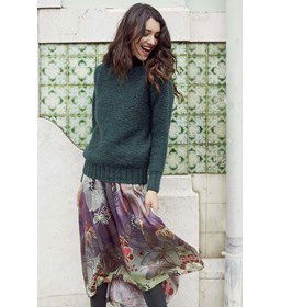 Trui voor dames gemaakt van Lang Yarns Wooladdicts Water