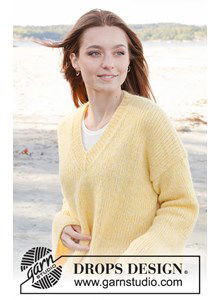 Wijde damestrui met splitten in zijnaad