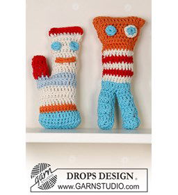 Knuffels gemaakt van Drops Paris