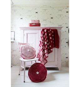 Deken gemaakt van Scheepjes Linen soft