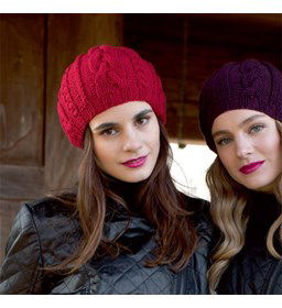 Damesmuts gemaakt van Lang Yarns Merino 70 en color