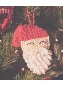 Kerstman en kerstvrouw hanger