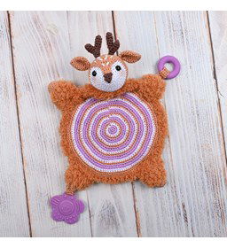 Babyspeeldoekje hert met geluidjes gemaakt van Durable Teddy