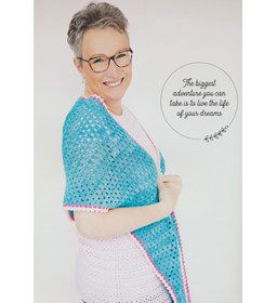 Sjaal gemaakt van Scheepjes Softfun